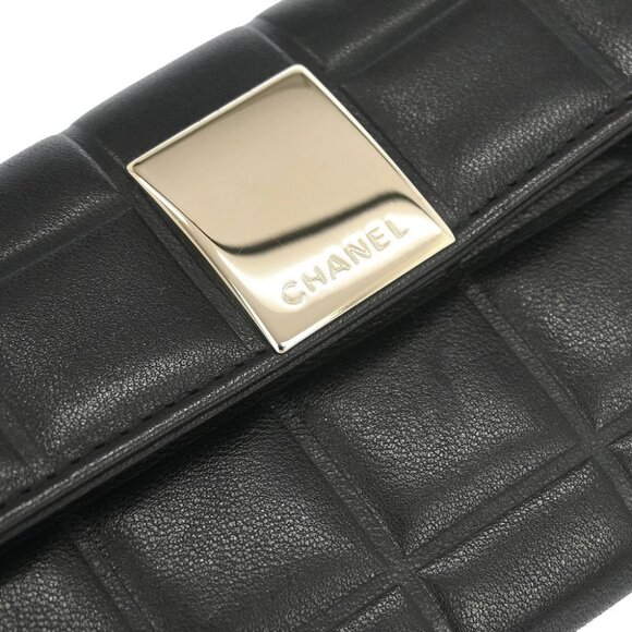 Chanel Black Lambskin Choco Bar Wallet 195981 - Picture 7 of 7